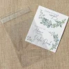 Gastgeschenk Kommunion Tüte + Etikett Naturell