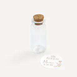 Gastgeschenk Mini Glasröhrchen mit Aufkleber