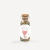 Gastgeschenk Mini Glasröhrchen mit Aufkleber "Baum Herzen"