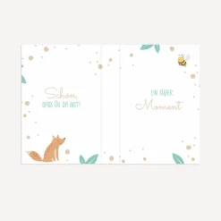 Gastgeschenk Mini Klappkarte