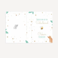 Gastgeschenk Mini Klappkarte