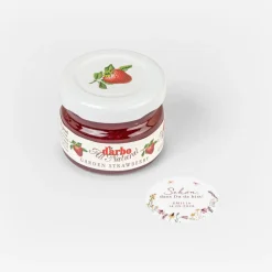 Gastgeschenk Mini Konfitüre mit Aufkleber