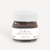 Gastgeschenk Mini Nutella Glas "Wildromantische Blüten"