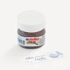 Gastgeschenk Mini Nutella Glas mit Aufkleber "Wal Willy"