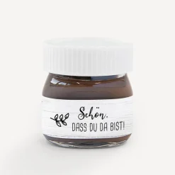 Gastgeschenk Mini Nutella Glas 