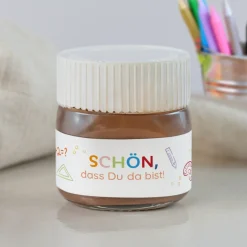 Gastgeschenk Mini Nutella "Schulkind"