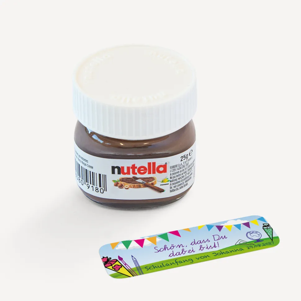 Gastgeschenk Mini Nutella "Zuckertüte"