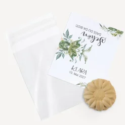 Gastgeschenk Samenbombe + Etikett