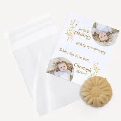 Gastgeschenk Samenbombe + Etikett