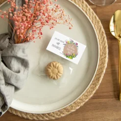 Gastgeschenk Samenbombe + Etikett