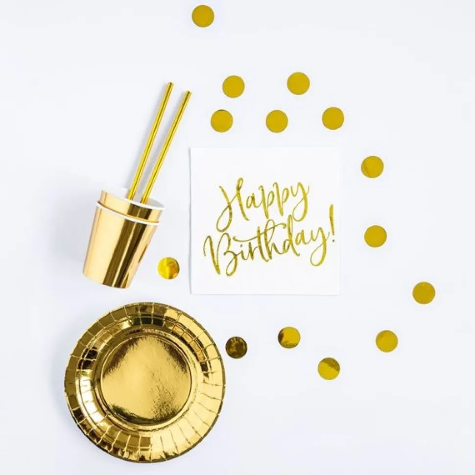 Geburtstag Deko Set Gold 60 tlg.