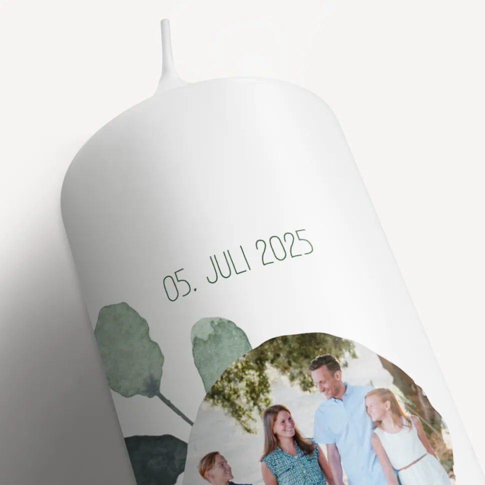 Geburtstagskerze Eukalyptus
