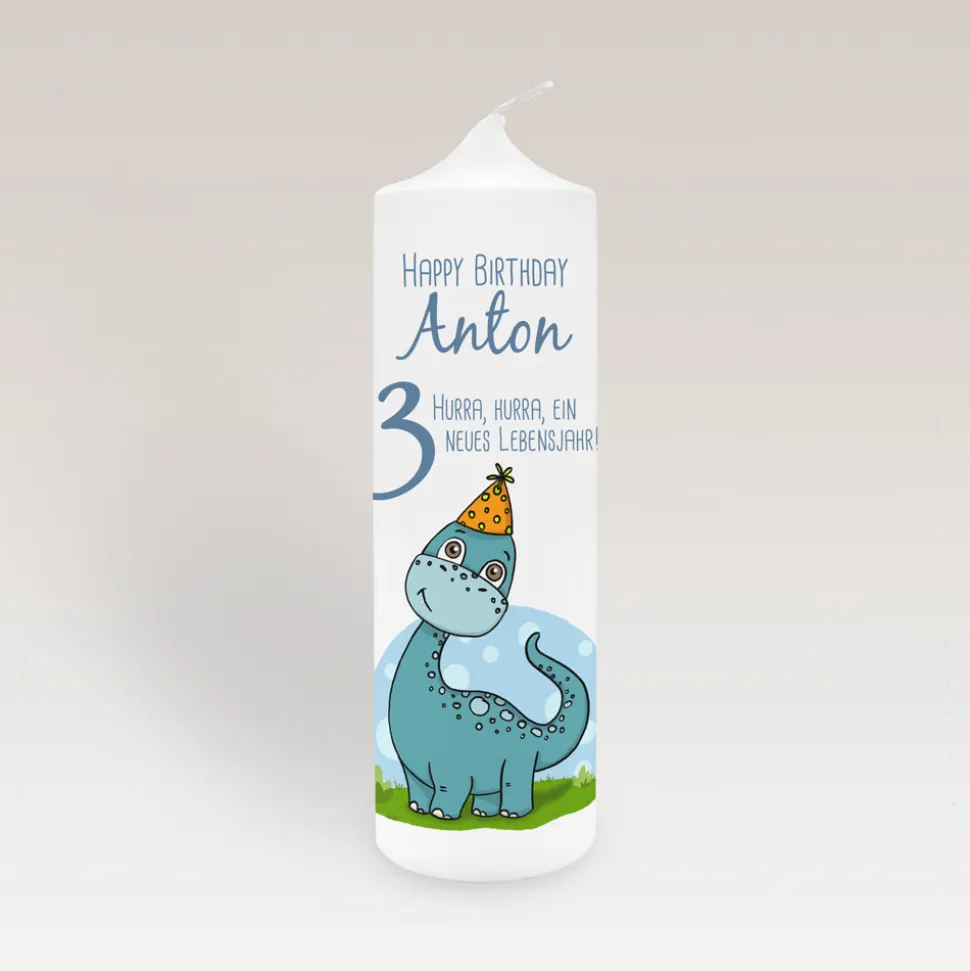 Geburtstagskerze Kleiner Dino