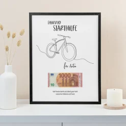 Geldgeschenk Fahrrad Starthilfe