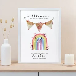 Geldgeschenk "Regenbogen Vintage"
