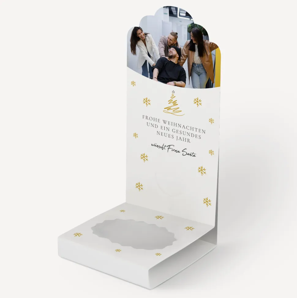 Geschenkaufsteller für Süßes "Kleine Tanne"