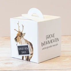 Geschenkbox Weihnachten "Rentier"