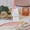 Geschenktäschchen mit Blütenhonig "Trockenblumen Blush"