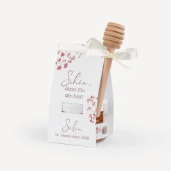 Geschenktäschchen mit Blütenhonig