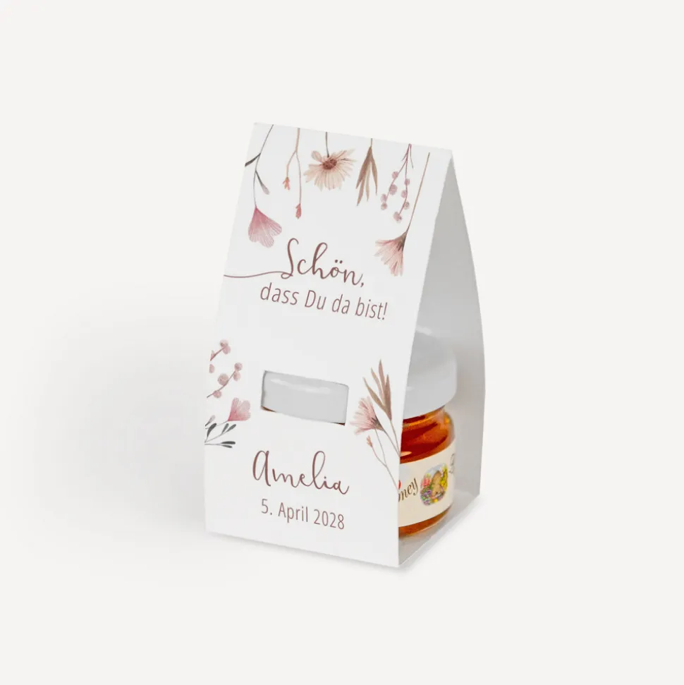 Geschenktäschchen mit Blütenhonig "Wild Flowers"