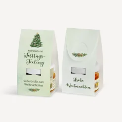 Geschenktäschchen mit Blütenhonig "Weihnachtsbaum"