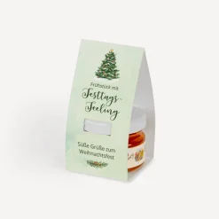 Geschenktäschchen mit Blütenhonig 