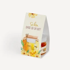 Geschenktäschchen mit Blütenhonig 