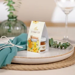 Geschenktäschchen mit Blütenhonig 
