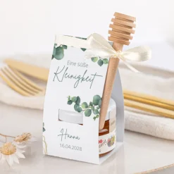 Geschenktäschchen mit Blütenhonig 