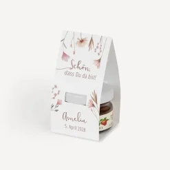 Geschenktäschchen mit Erdbeer Konfitüre
