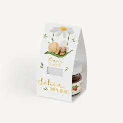 Geschenktäschchen mit Erdbeer Konfitüre