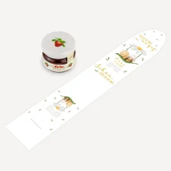 Geschenktäschchen mit Erdbeer Konfitüre