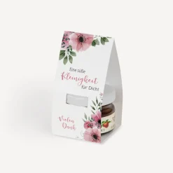 Geschenktäschchen mit Erdbeer Konfitüre