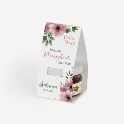 Geschenktäschchen mit Erdbeer Konfitüre