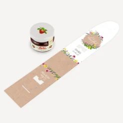 Geschenktäschchen mit Erdbeer Konfitüre