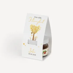 Geschenktäschchen mit Erdbeer Konfitüre 