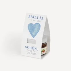 Geschenktäschchen mit Erdbeer Konfitüre 