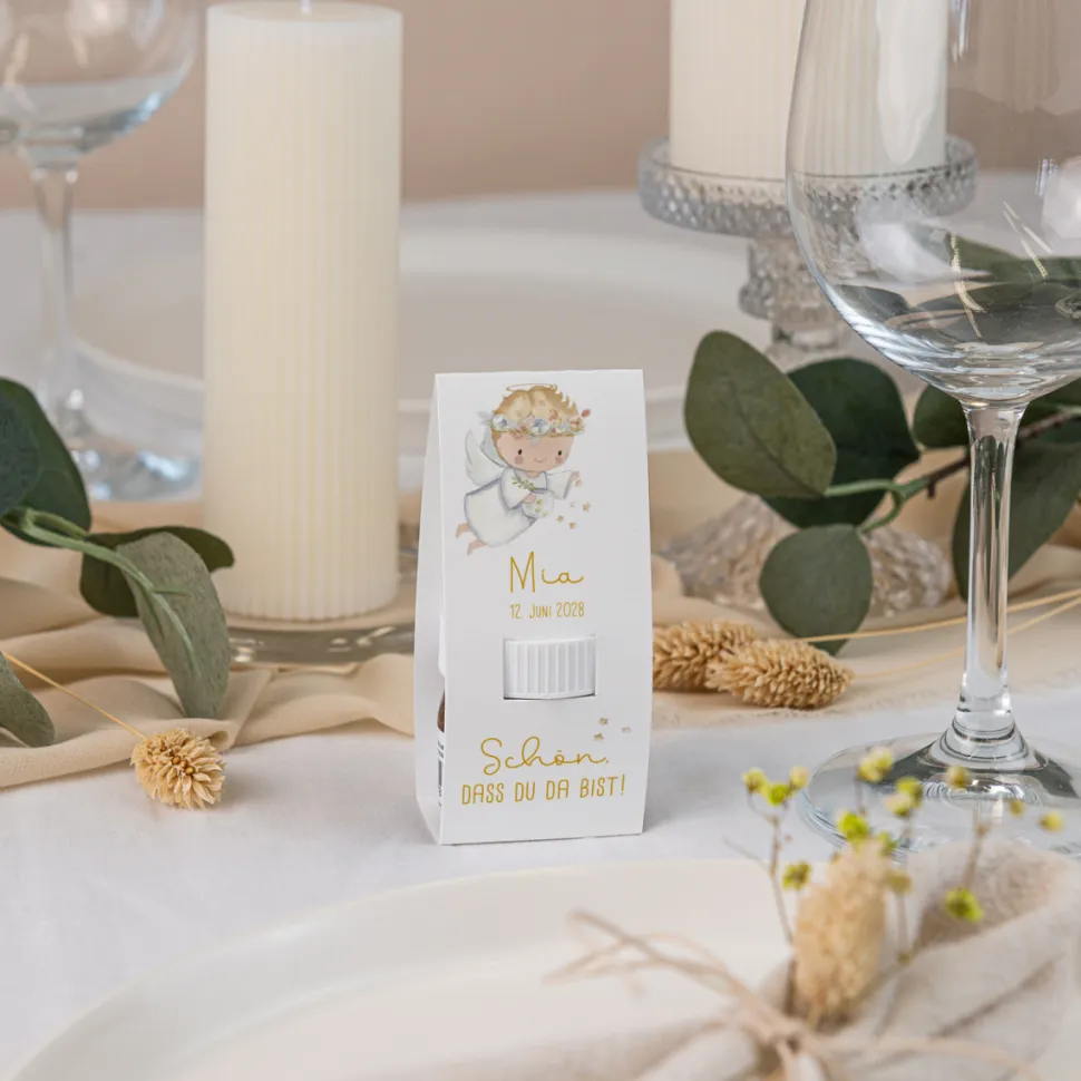 Geschenktäschchen mit Nutella "Kleiner Engel"