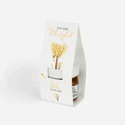 Geschenktäschchen mit Nutella "Baum Herzen"