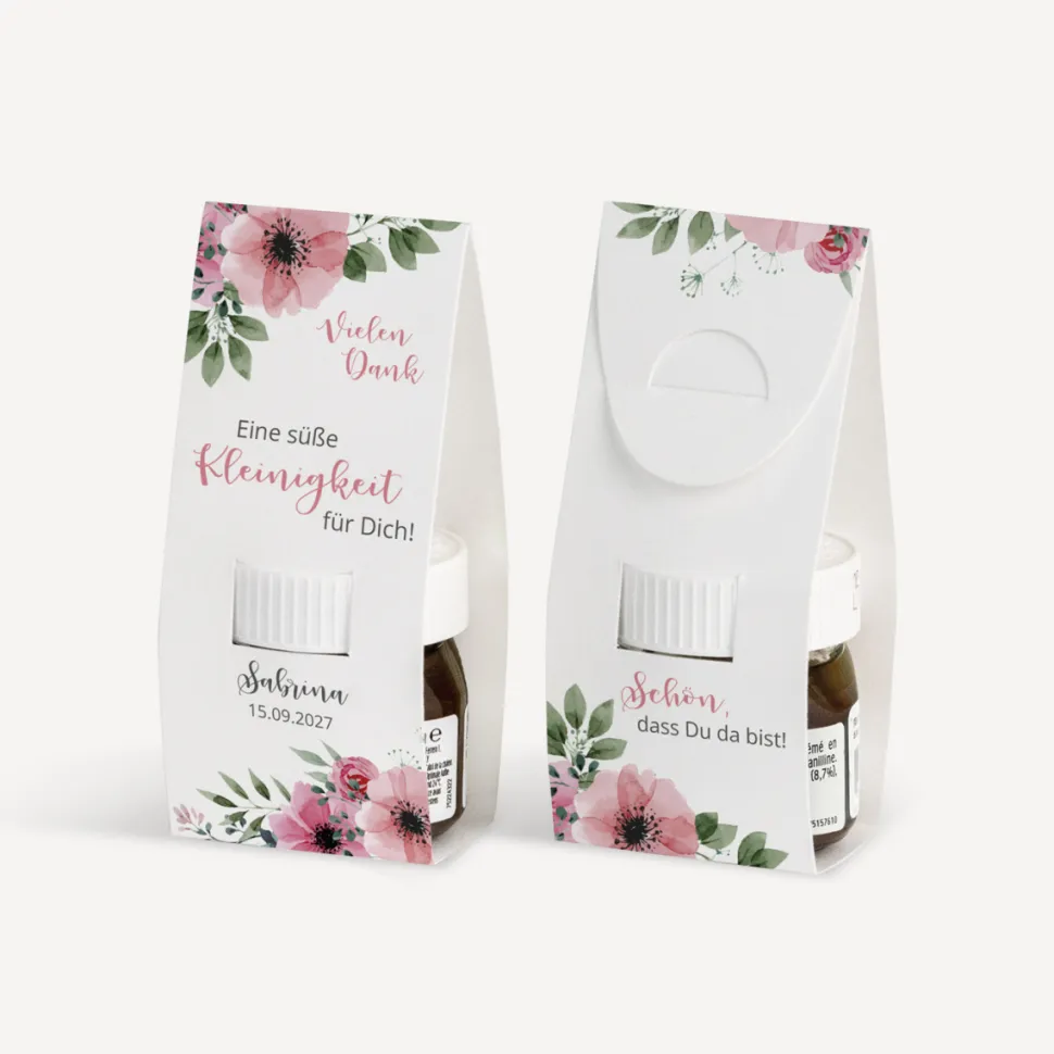 Geschenktäschchen mit Nutella "Bohemian Summer"