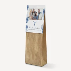 Geschenktüte lang mit Etikett