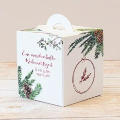 Geschenkverpackung Weihnachten "Christbaumkugel"