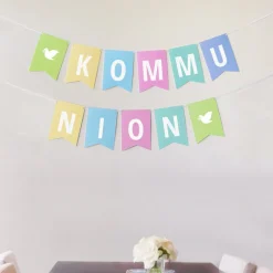 Girlande Kommunion Pastell