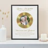 Goldene Hochzeit Geschenk Schallplatte "Bestes Team"
