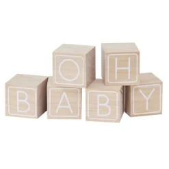 Gästebuch Alternative Babyparty Bauklötze Holz