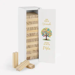 Gästebuch Alternative Wackelturm mit Geschenkbox