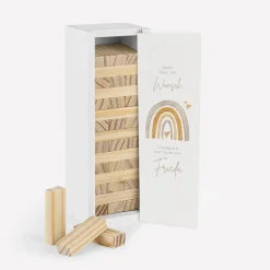 Gästebuch Alternative Wackelturm mit Geschenkbox