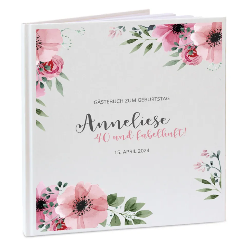 Gästebuch Geburtstag "Bohemian Summer"