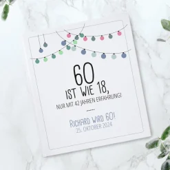 Gästebuch Geburtstag "Lampions"