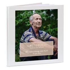 Gästebuch Geburtstag mit Foto